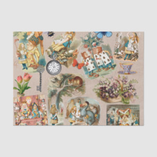 Kinderzimmer Alice Bunt 1800er Klassiker Wunderlan Seidenpapier