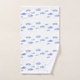 Kinderzimmer Baby Blue Sea Fish Handtuch