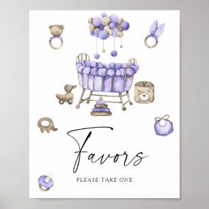 Kinderzimmer Baby Dusche Favoriten Poster