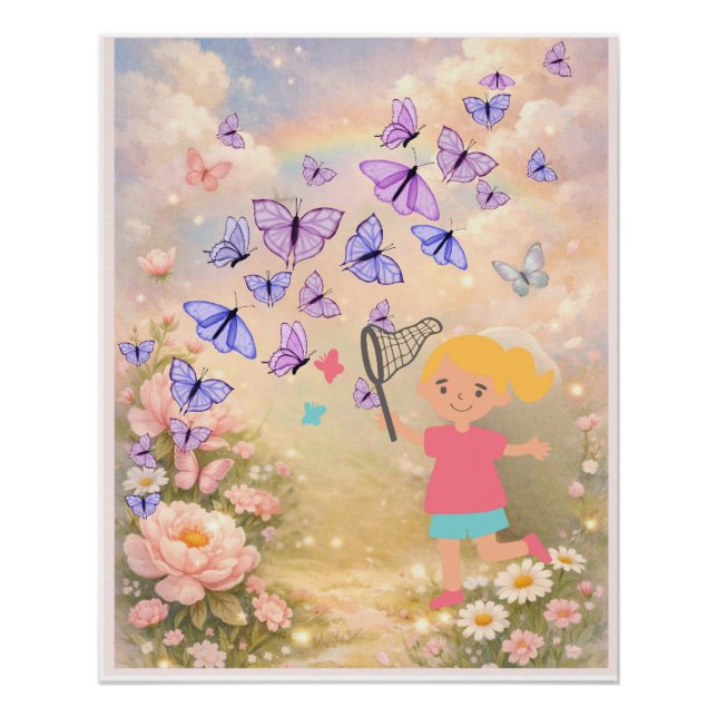 Kinderzimmer-Dekoration Poster (Vorderseite)