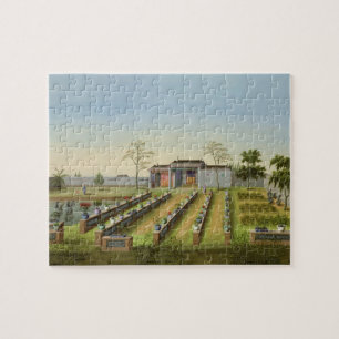 Kinderzimmer-Garten, c.1820-40 (w/c auf Papier)