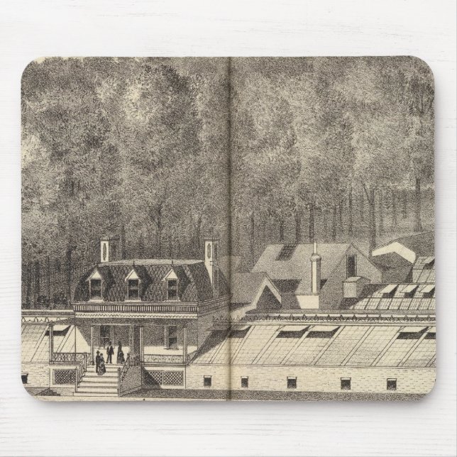 Kinderzimmer & Grünhäuser von A Hance & Son Mousepad (Vorne)