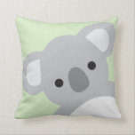 Kinderzimmer Kissen Kinderzimmer Dekoration Koala<br><div class="desc">Koala Kissen perfekt für jedes Kinderzimmer - weiche grüne Hintergrund mit Koala Bär.</div>
