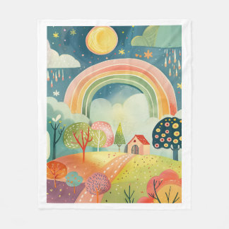 Kinderzimmer-Kunst-Design Babydecke Fleecedecke