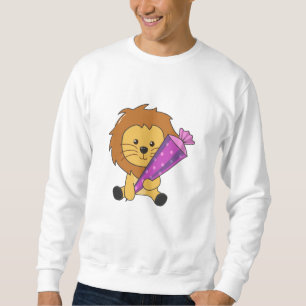 Kinderzimmer Lion School Children School Bag Sweet Sweatshirt