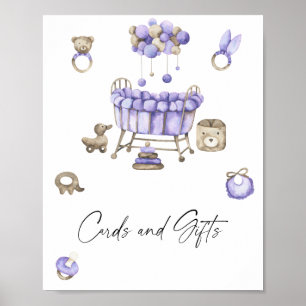 Kinderzimmer mobil - Karten und GIFTS-Poster Poster