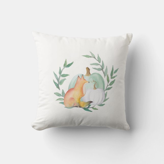 Kinderzimmer Pillows Gender Neutral Fox Kissen (Vorderseite)