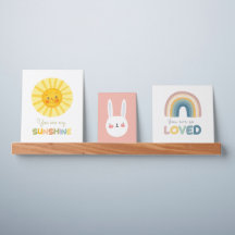 Kinderzimmer Play Room Sun Alphabets Bunny Baby