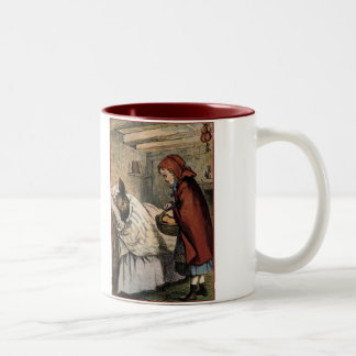 Kinderzimmer reimt Rotkäppchen Zweifarbige Tasse