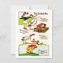 Kinderzimmer Rhyme - Der gekrönte Mann Postkarte