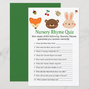 Kinderzimmer Rhyme Quiz