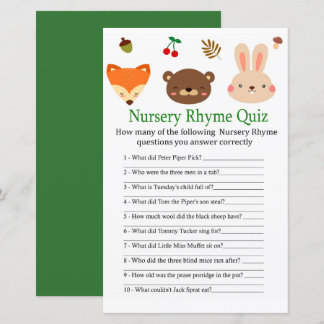Kinderzimmer Rhyme Quiz