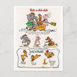Kinderzimmer Rhyme - Rub ein Dub, Jack ist genial Postkarte