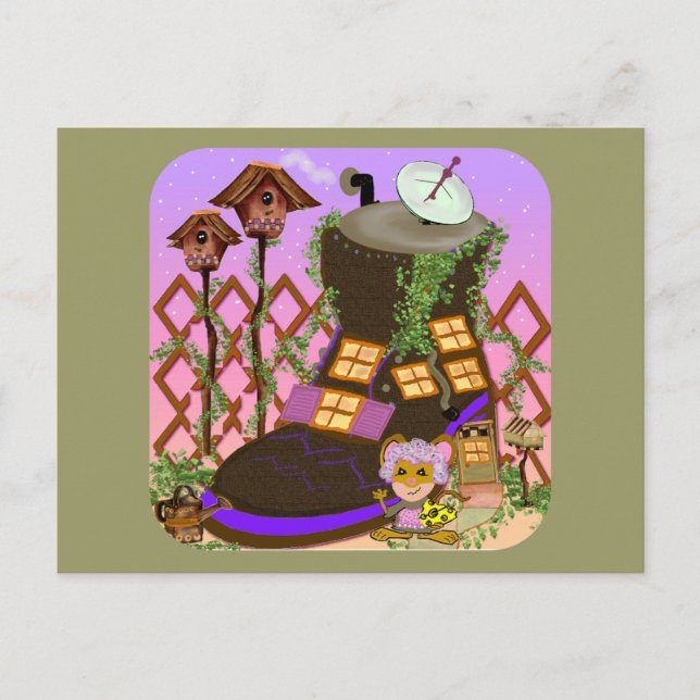 Kinderzimmer Rhymes Postkarte (Vorderseite)