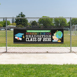 Kinderzimmer School Abschluss Zeremonie oder Party Banner