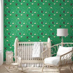 Kinderzimmer von Kühen und Schafen Tapete