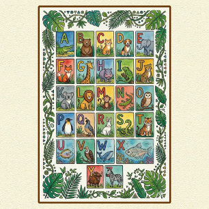 Kinderzimmer-Wandposter-Serie (Auf Anfrage) Poster