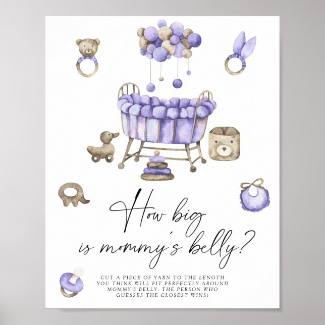 Kinderzimmer - Wie groß ist das Bauchspiel von Mam Poster (Vorne)