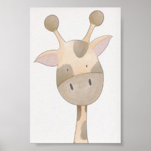 Kinderzimmerplakat - Giraffe Poster