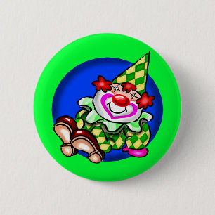 KinderZirkusclown-T-Shirts und Geschenke Button
