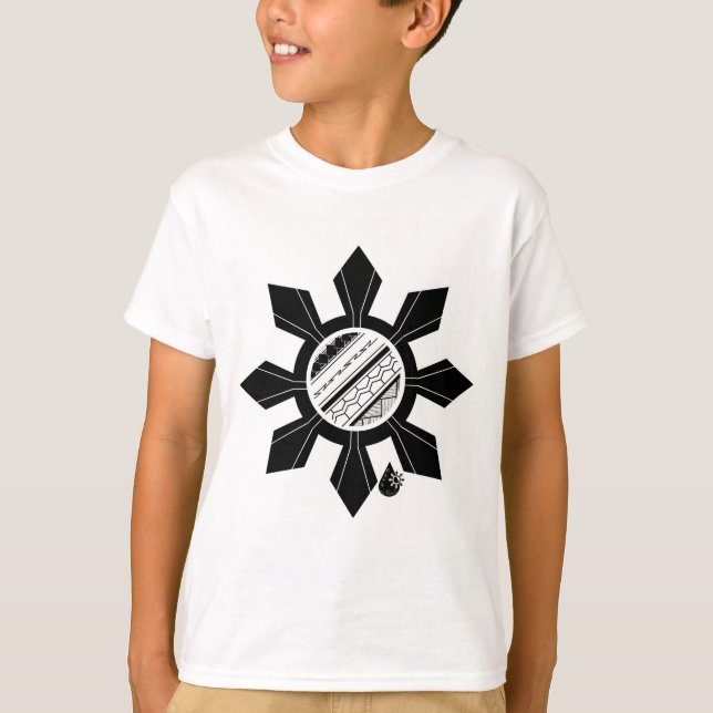 Kindes Filipino Tribal Sun T - Shirt (Vorderseite)