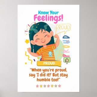 Kindesbewegung mit viel Stolz Poster
