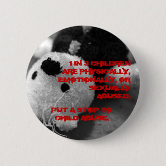Kindesmissbrauch-Bewusstseins-Knopf Button