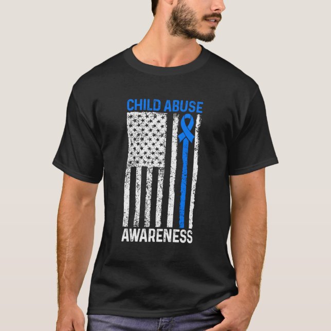 Kindesmissbrauch Sensibilisierung der USA für die  T-Shirt (Vorderseite)