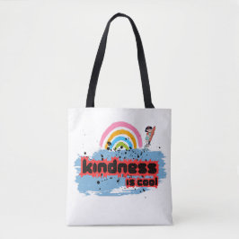 Kindheit ist Cool - Rainbow Surf Vibes Tasche