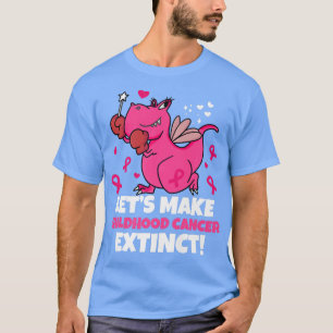 Kindheit Krebs Bewusstsein Dinosaurier Survivor Ye T-Shirt