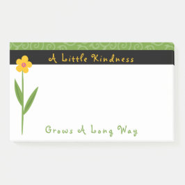Kindheit wächst Blume Inspiration 10 X 6 Post-it Klebezettel