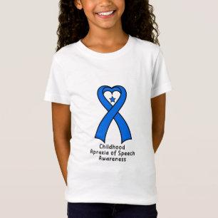 Kindheits-Apraxie des Sprache-Herz-Bandes mit T-Shirt