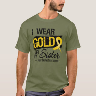 Kindheits-Krebs-Band für meine Schwester T-Shirt
