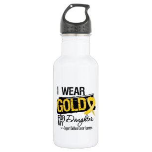 Kindheits-Krebs-Band für meine Tochter Trinkflasche