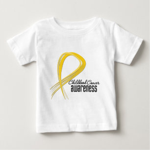 Kindheits-Krebs-Bewusstseins-Schmutz-Band Baby T-shirt