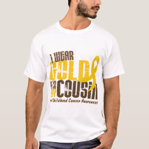 Kindheits-Krebs TRAGE ICH GOLD FÜR MEINEN COUSIN T-Shirt