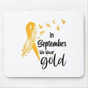 Kindheitskrebsbewusstsein Im September Tragen Wir  Mousepad
