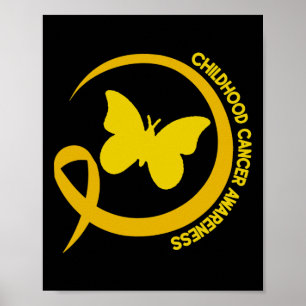 Kindheitskrebsbewusstsein September Krebs 1  Poster