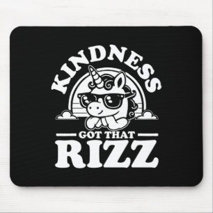 Kindness Anti Bullying Week Einhorn Got Rizz Stick Mousepad
