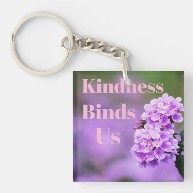 Kindness bindet uns Schlüsselanhänger (Vorderseite)