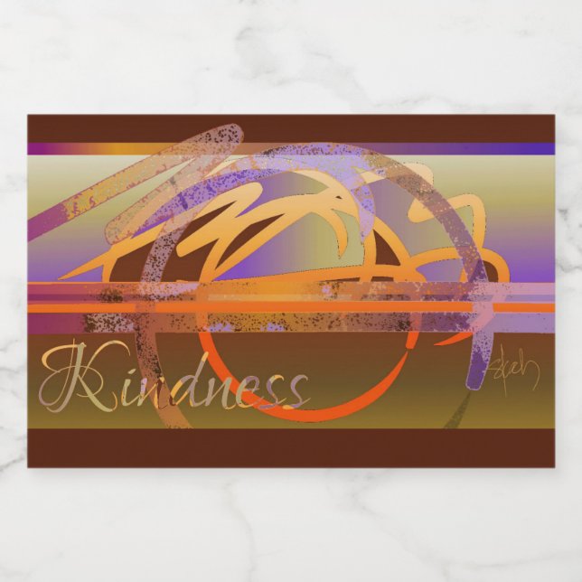Kindness Canister Lebensmitteletikett (Einzelnes Label)