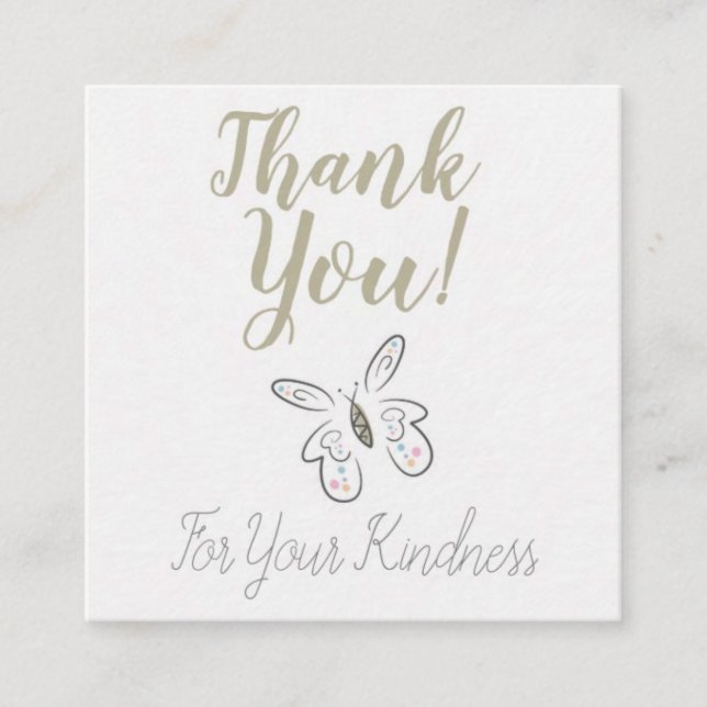 Kindness Cards Telefonnummerkarte (Vorderseite)