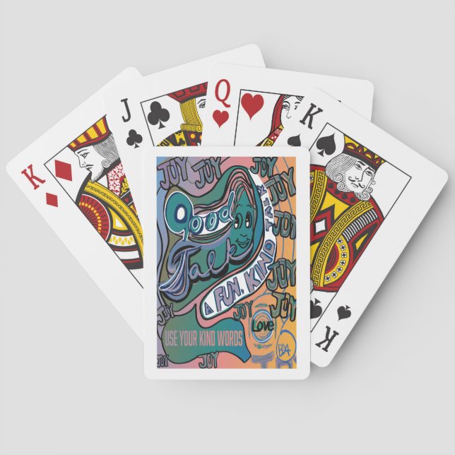 Kindness in Every Hand: Good Talk  Spielkarten (Rückseite)