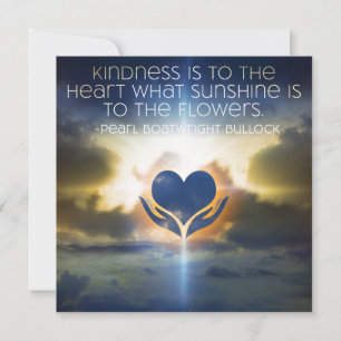Kindness Inspiration Note Card 5x5 Save The Date