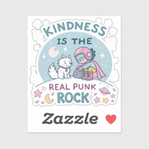 Kindness ist der echte Punk Rock Sticker — Niedlic