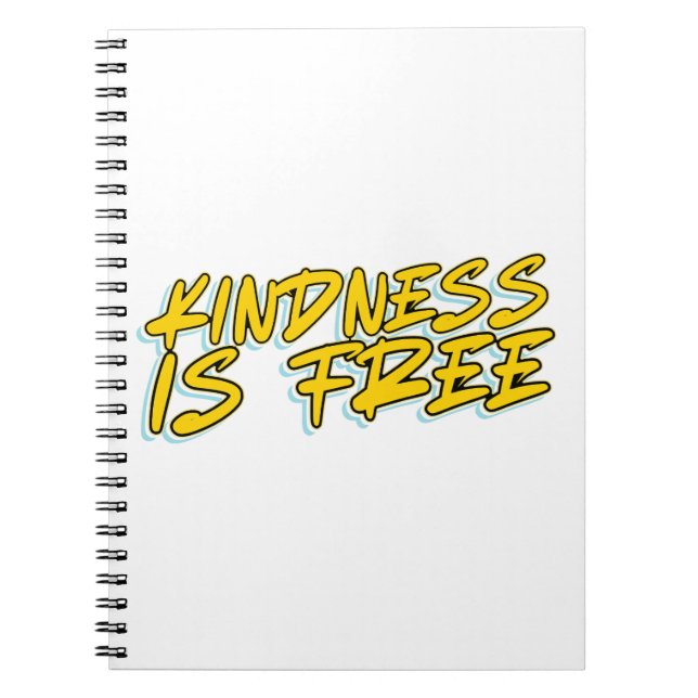 KINDNESS IST FREI NOTIZBLOCK (Vorderseite)