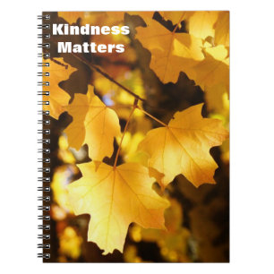 Kindness Matters! Notizbücher Kinder Welt Herbst