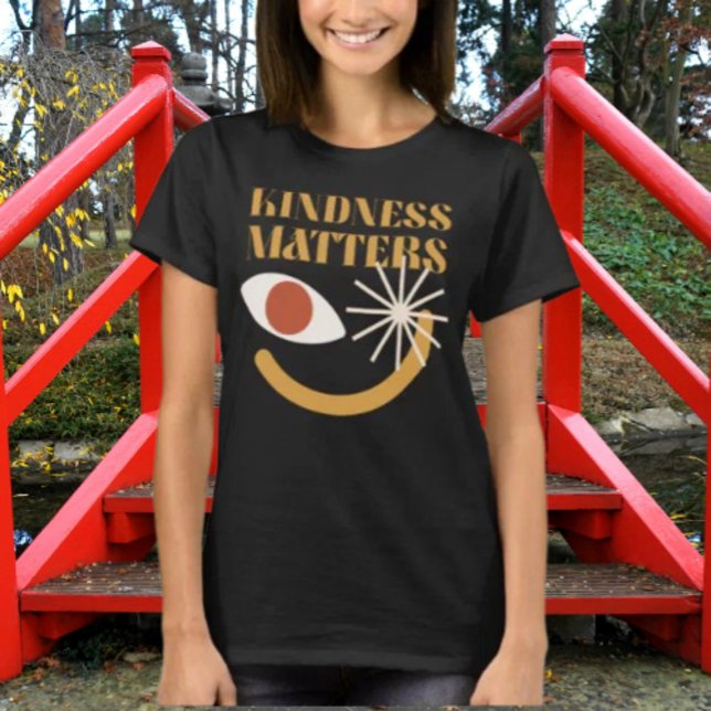 Kindness Matters Shirt - Spaß Abstraktes Lächeln G (Von Creator hochgeladen)