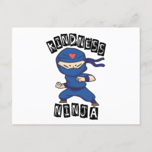 Kindness Ninja, Kampf gegen Mobbing Postkarte