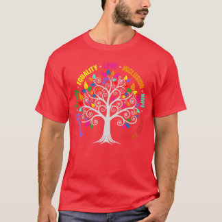 Kindness Peace Equality Love Inclusion Hope Divers T-Shirt